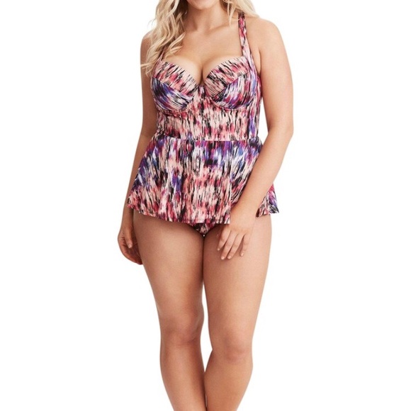 torrid peplum swimsuit